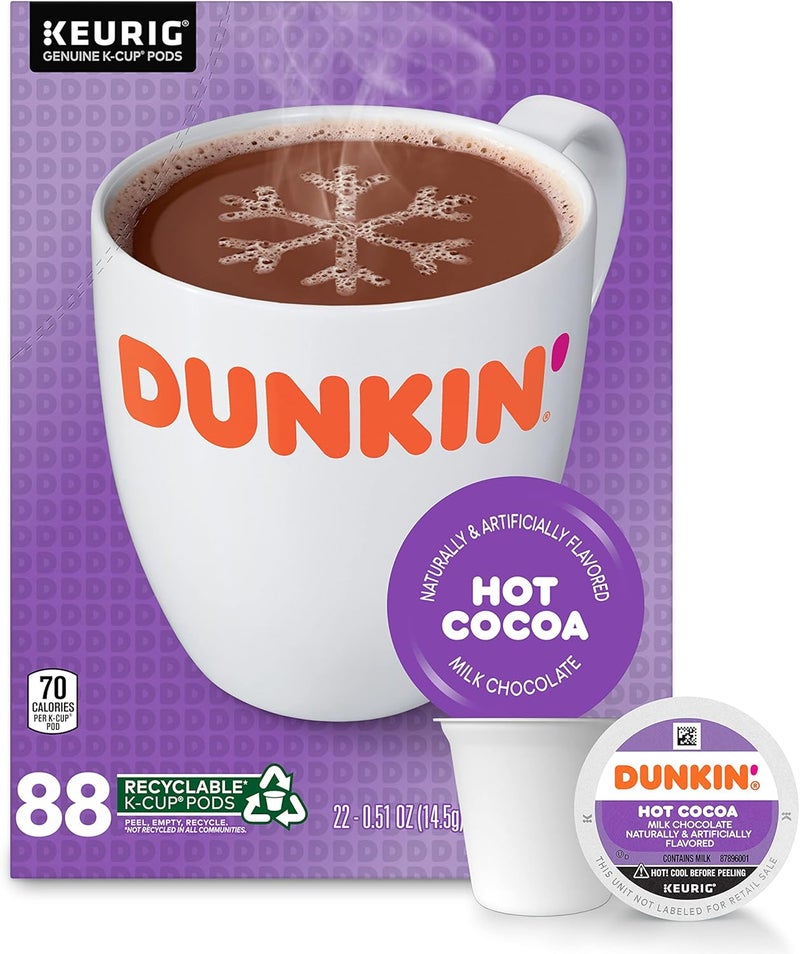 Dunkin' Milk Chocolate Hot Cocoa K-Cup Pods - Image 1